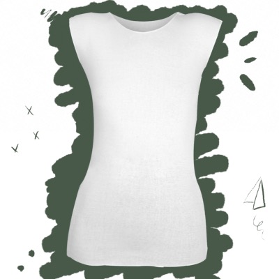 Interface pour corset Sans Manche 100% coton 2X Large