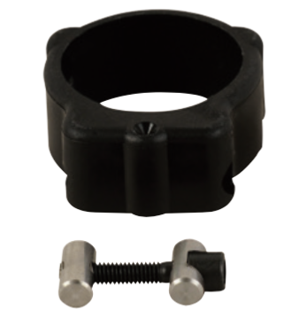 Kit de serrage pour Adaptateur de tube Diam.30 mm-Noir