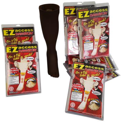 DAWSKIN EZ-access Taille FEMME (22 à 25 cm)-LIGHT BLACK