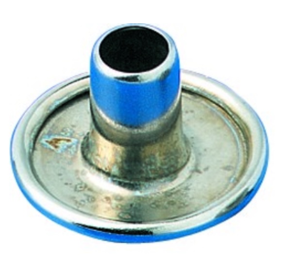 Rivet Tubulaire-Diam.9 mm-Calotte-Fer nickelé-9x3,7x4mm (Lot de 500)