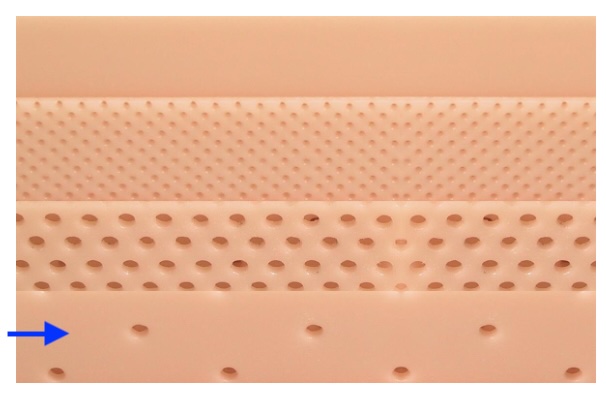 Turbocast "Ortho" - Chair - 600 x 450 x 3.2 mm - multi/grossier