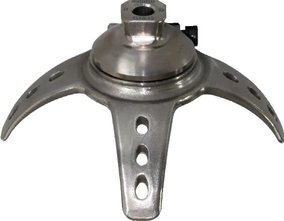 Ancre à couler à 3 branches Longues INOX avec Pyr. mâle Rot. INOX