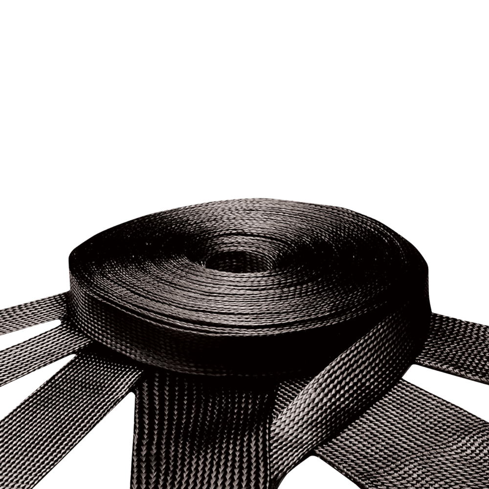 Tissu Tubulaire Carbone très haut module - Larg.100 mm sur plat - 5 Yards 