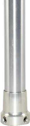 [ORT-12A250] Tube ALU de 25 cm ø30mm avec adaptateur de tube ALU scellé à 4 vis