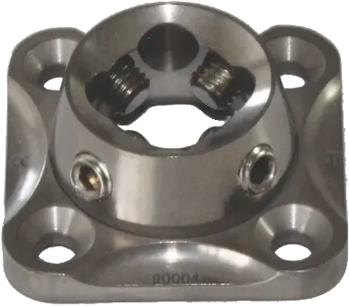 Adaptateur d’emboîture à 4 vis de réglage Rotative - Inox