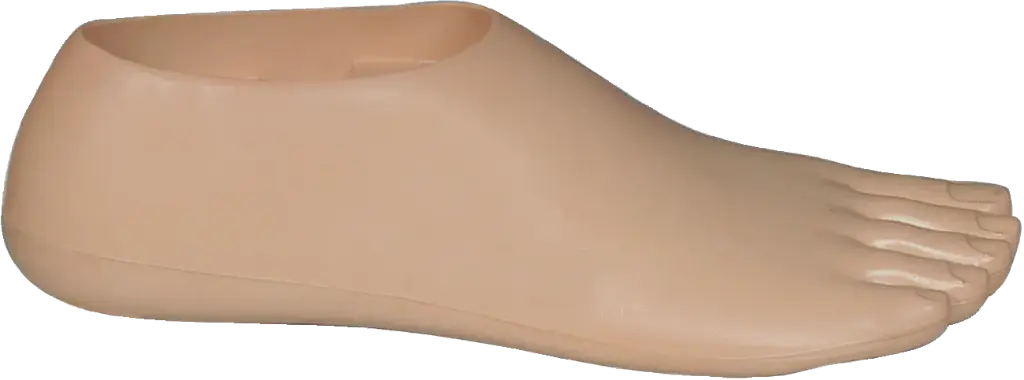 Pied articulé avec orteils (10mm)