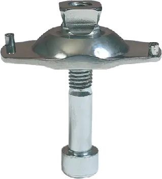 [ORT-10T=M8] Adaptateur de pieds SACH - Titane (M8)