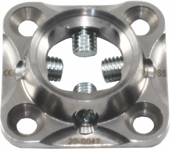 [ORT-19T] Adaptateur d'emboîture avec 4 vis de réglages - TITANE