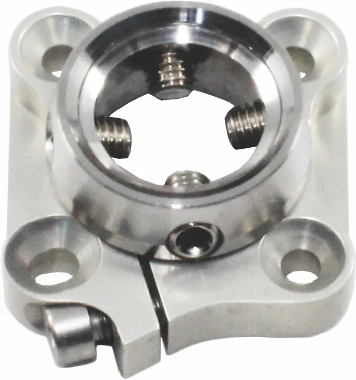 Adaptateur d’emboîture à 4 vis de réglage Rotative - ALUMINIUM