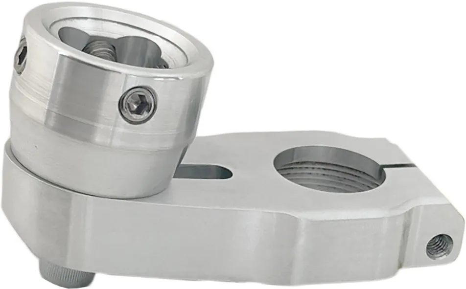 Adaptateur de translation avec 4 vis de réglage - ALUMINIUM