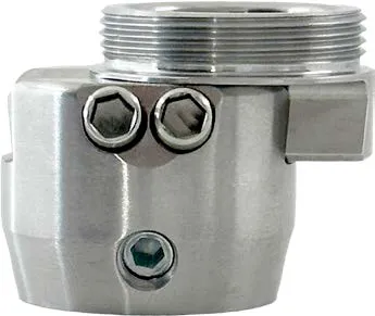 [ORT-33S-3] Double adaptateur de Translation avec Filetage M36 & Pyr. Femelle (Inox)