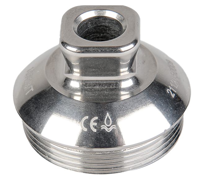 Pyramide mâle rotative en TITANE AQUA