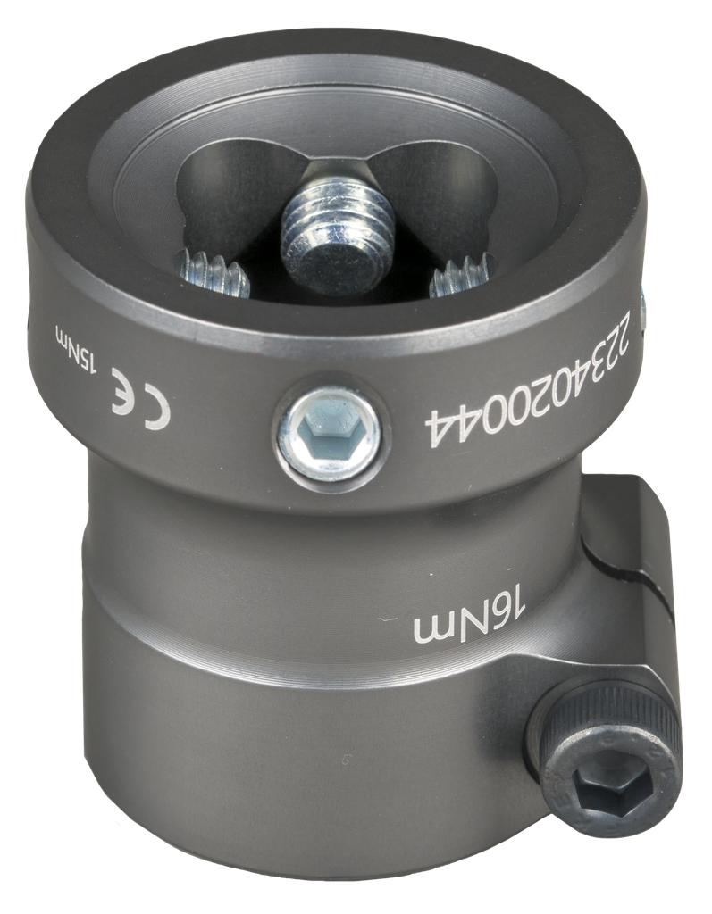 Adaptateur de tube ALU (INTEGRAL) avec 4 vis de régl - Pds Max: 100 kg