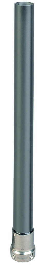 Tube ALU de 40 cm de diam. 30mm avec adaptateur de tube scellé TITANE à 4 vis (Version AQUA)