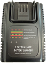 Chargeur Batterie Li-ION 12V/20V pour Pistolet Electrique POWERPUSH 7000