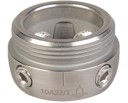 [N10A22-T] Pyramide femelle Rotative en TITANE AQUA