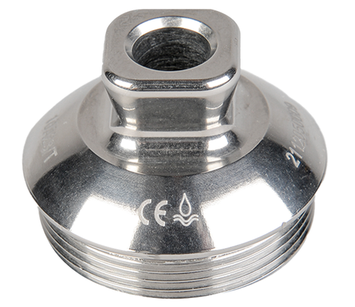 [N10A23-T] Pyramide mâle rotative en TITANE AQUA