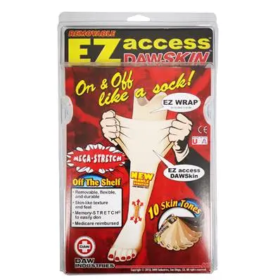 Dawskin Tibiale EZ-access avec Gros Orteil séparé