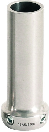 [N15A5-S100] Adaptateur INOX à 4 vis de réglage avec Tube de Diam. 30 mm