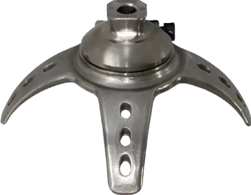 [ORT-22S] Ancre à couler à 3 branches Longues INOX avec Pyr. mâle Rot. INOX