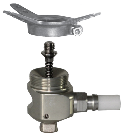 [ORT-300] Verrou Modulaire avec Pyramide mâle à engrenage avec ancre à couler rotative 3 branches longues 