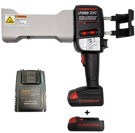 [RSILELECGUN-2BAT] Pistolet Elec. pour Cartouche Silicone Bi-Comp. avec 2 Batteries Lithium 20V et son chargeur