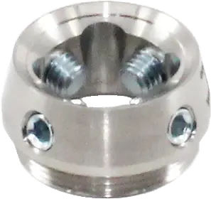 [ORT-35S] Adaptateur rotatif 4 vis INOX pour Ancre à couler